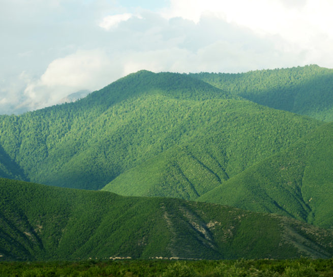 Qakh mountains